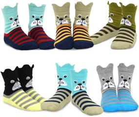 img 4 attached to TeeHee Kids Fashion Cotton Socks