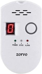 img 4 attached to Zorvo Natural Gas Detector - High Sensitivity Plug-in Alarm Sensor for Methane, Propane, and LPG Leaks - Kitchen Monitor for Home Safety - LNG, Coal & Gas Leak Detector