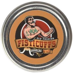 img 3 attached to 🧔 Fisticuffs Strong Hold Mustache Wax – 1 Ounce Tin