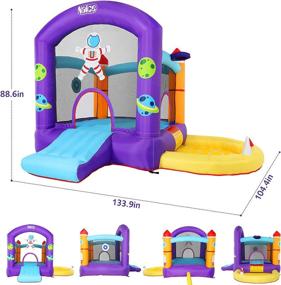 img 2 attached to 🏰 Inflatable Bouncer Backyard Material: A Naice Solution for Fun-Filled Outdoor Playtime!