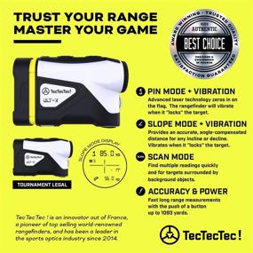 img 3 attached to 🏌️ TecTecTec ULT-X, ULT-S, and ULT-S PRO Golf Rangefinders: Enhanced Accuracy with Stabilization Technology