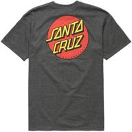 santa cruz classic regular short sleeve men's clothing in t-shirts & tanks logo