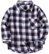 flannel t shirt toddler christmas outfits for boys: clothing, tops, tees & shirts logo