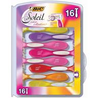 🌈 bic soleil color collection razors: vibrant shaving experience (16 ct.) logo