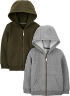 simple joys carters 2 pack hoodies: trendy boys' clothing with fashionable hoodies & sweatshirts logo