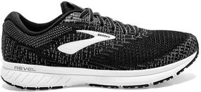 img 2 attached to Men's Athletic Shoes: Brooks Revel in Black with Blackened Pearl Finish