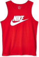 👕 nike sportswear futura sleeveless ar4991 063: trendy men's t-shirts & tanks for active style-lovers logo