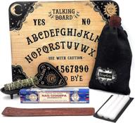 👻 enhanced antique ouija board game: spirit protection & communication set логотип