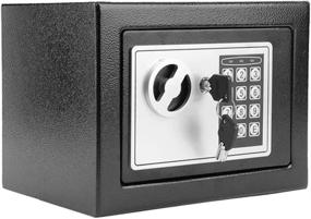 img 4 attached to 🔒 Modrine Security Safe - Digital Safe, Electronic Steel Lock Box with Keypad for Home, Business or Travel (Black) - Protect Money, Jewelry, and Passports