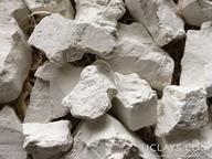 kaolin edible clay chunks (lump): natural food grade for eating, 1 lb (450g) – benefits, recipes and uses! logo
