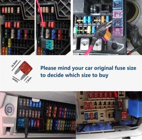 img 2 attached to 🚗 528-Piece Assorted Standard Auto Car Truck Blade Fuses Assortment - 2A 3A 5A 7.5A 10A 15A 20A 25A 30A 35A 40A-ATC/APR/ATO+ATM Boat Automotive Replacement Fuses Kit