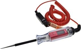 img 3 attached to ⚡ TOPEMAI 3-48V Digital LCD Display Circuit Tester: Heavy-Duty Coil Cord, Low Voltage & Automotive Test Light with Stainless Probe - 132 Inch Spring Wire