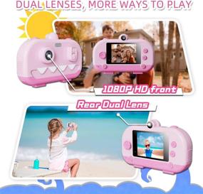 img 3 attached to 🎥 Colorful Camcorder for Children Ages 2 to 4 - 2.4 Inch