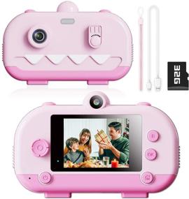 img 4 attached to 🎥 Colorful Camcorder for Children Ages 2 to 4 - 2.4 Inch