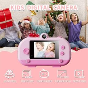 img 1 attached to 🎥 Colorful Camcorder for Children Ages 2 to 4 - 2.4 Inch