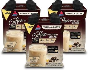 img 4 attached to 🥛 Atkins Vanilla Latte Protein Shake: Keto-Friendly and Gluten-Free, Pack of 12, 11 Fl Oz