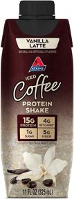 img 3 attached to 🥛 Atkins Vanilla Latte Protein Shake: Keto-Friendly and Gluten-Free, Pack of 12, 11 Fl Oz