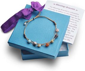 img 4 attached to 🌟 Blessing Bracelet Inspirational Boys' Jewelry: A Meaningful Gift from BlankieGram