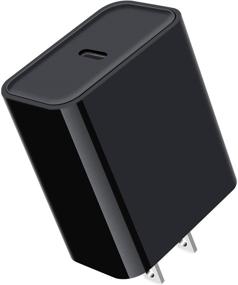 img 4 attached to 20-ваттный зарядный адаптер USB C PD быстрого заряда для iPhone 13 12/11 Xs Max XR X 8 Plus, Samsung Galaxy S21 Note 20 A50 A51, Google Pixel - зарядное устройство USB C