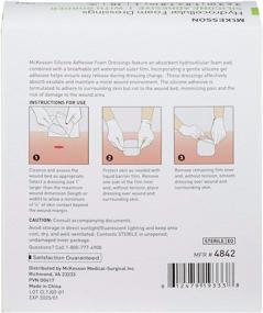 img 2 attached to McKesson Hydrocellular Dressing Silicone Adhesive