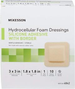 img 1 attached to McKesson Hydrocellular Dressing Silicone Adhesive