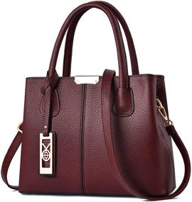 img 4 attached to 👜 CHICAROUSAL Leather Crossbody Bags: Stylish Purses and Handbags for Women - Women's Tote Shoulder Bag