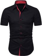 👔 muse fath black cotton shirt for men - sleeve style - men's clothing logo