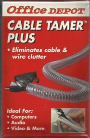 img 1 attached to 🔌 Кабельный обруч Cable Tamer Plus: Оптимизация организации проводов.