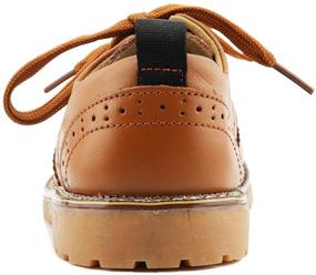 img 1 attached to 👞 CCTWINS KIDS Toddler Little Kid Girl Boy Leather Oxford Dress Shoe