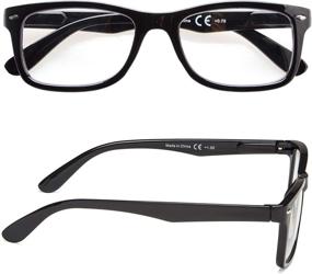 img 2 attached to 👓 Vintage Classic Reading Glasses for Women and Men