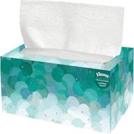 🧻 kimberly clark kleenex hand towels premium ultra soft - pop-up box - 1 individual box of 70 sheets - white logo