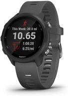 🏃 garmin forerunner 245: advanced dynamics gps running smartwatch in slate gray logo