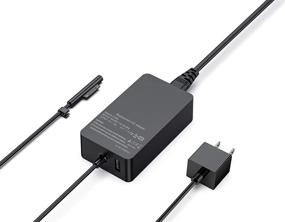 img 2 attached to 💡 Upgraded Version - Surface Pro Charger 65W for Surface Pro 3/4/5/6/7 - Compatible with Microsoft Surface Book - Power Supply Adapter with 6.6 Ft Cord - Works with 65W, 44W, 36W, 24W