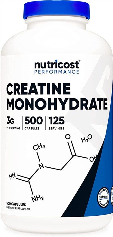 3 Nutricost Creatine Monohydrate 750Mg Capsules Reviews & Ratings | Revain