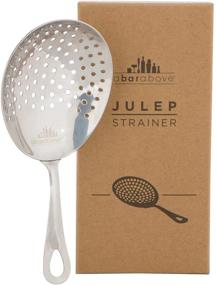 img 4 attached to 🍸 SS304 Stainless Steel Julep Strainer: Ideal Cocktail Strainer for Home or Commercial Bar Use