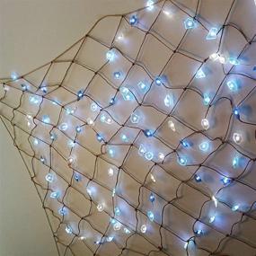 img 2 attached to 🏖️ HDNICEZM Sea Glass Decorative String Lights: 14.1 Ft 40 LED Battery Powered - Waterproof Beach Theme Fairy Lights for Indoor/Outdoor Decor Projects - Cold White with Timer