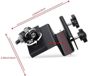 img 2 attached to Wasserstein Weatherproof Gutter Mount with Magnetic Adapter for Nest Cam Outdoor - Optimal Placement and Enhanced Protection (Black)