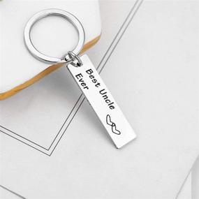 img 2 attached to 🔑 Forever Connected: Uncle Keychain Brother Memorial Jewelry