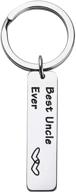 🔑 forever connected: uncle keychain brother memorial jewelry logo