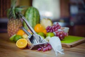 img 3 attached to ELEV Stainless Steel Fruit Juicer – Handheld Fruit Press with 2 Bags 🍊 – Easy to Clean – Rustproof and Food-Grade – Ideal for Citrus and Grapes