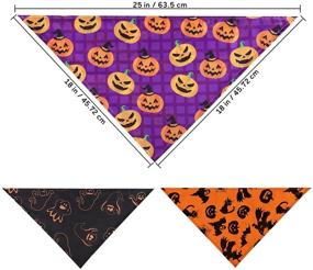 img 2 attached to POPETPOP Halloween Reversible Bandanas Triangle