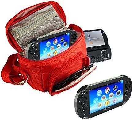 orzly® consoles compartments accessories shoulder sony psp 로고