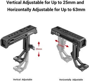 img 2 attached to Versatile SmallRig Top Handle Compatible with Sony XLR-K1M/K2M/K3M & Panasonic DMW-XLR1 Adapter 3082