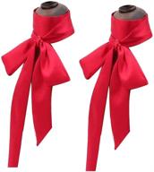 stylish ribbon skinny necktie choker women's accessories and scarves & wraps logo