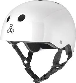 img 4 attached to Triple Brainsaver Glossy Helmet Standard Sports & Fitness