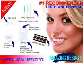 img 2 attached to Starlight White Teeth Whitening Kit - Advanced Home Teeth Whitening System, Professional Grade, Made in USA, 35% Carbamide Peroxide Gel, Bonus: Remineralization Gel for Sensitivity Relief and Mineral Restoration
