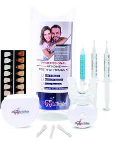img 4 attached to Starlight White Teeth Whitening Kit - Advanced Home Teeth Whitening System, Professional Grade, Made in USA, 35% Carbamide Peroxide Gel, Bonus: Remineralization Gel for Sensitivity Relief and Mineral Restoration