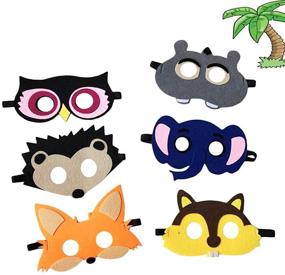 img 3 attached to 🎃 Enliven Your Halloween with SSZS 24Pcs Animal Masks!