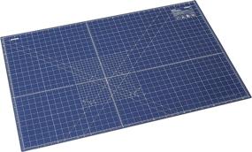 img 4 attached to OLFA RM-MG NBL Cutting Mat 24x36, Blue - Durable Self-Healing Mat for Accurate and Safe Cutting Tasks