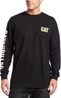 🐛 caterpillar trademark banner t shirt: premium men's clothing with classic appeal logo